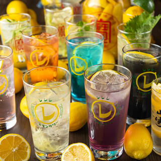More than 30 types of special lemon sours!