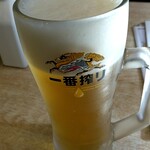 てっ平 - 生ビール（中）　500円