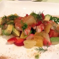 洋食 ヨコオ - 車海老のミキュイとアボカドサラダ