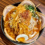 吉相 - こってり激辛 ネギ辛麺  3辛