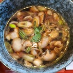 割烹処　和享 - 豚炙り汁アップ