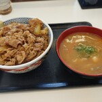 Yoshinoya - 牛丼と豚汁