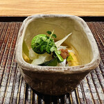 おが和 - ☆サヨリ（愛媛）、山菜、大根おろし、煮梅