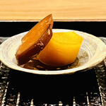 おが和 - ◎半生カラスミと熟成一年物。