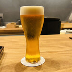 おが和 - ◎いつものように先ずは生ビールで喉を潤す！