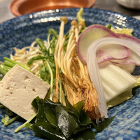 しゃぶしゃぶ 山笑ふ 表参道店 - 野菜盛り