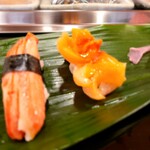 Tanukizushi - 赤貝と蟹