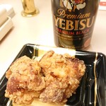 ライフ - エビスプレミアムブラックビールと唐揚げ♪