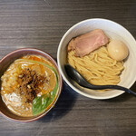 つけ麺 陽 - 担担つけ麺 並+玉子