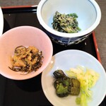 発酵レストラン ジョイハウス別館 - 定食の小鉢たち