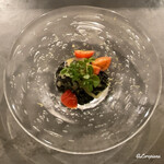 カーサ・デル・チーボ - ﾔﾘｲｶとﾌﾙｰﾂﾄﾏﾄの冷製ﾀﾘｵﾘｰﾆ