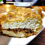 よし半 - 栃尾油揚げ肉みそはさみ焼き