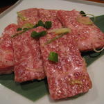 桔梗苑 - 黒毛和牛上ロース　塩