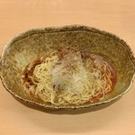 汁なし担担麺 くにまつ - 汁なし担担麺（元味） ¥700