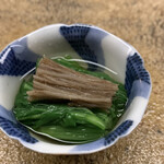 宮坂 - 八寸：この芹、味が濃くて美味しい！