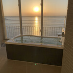JRホテル屋久島 - 朝日を見ながら入浴