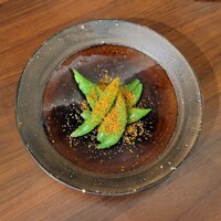 乃木坂 結 - スナップエンドウ！からすみと青山椒のオイルをからめてのハーフ