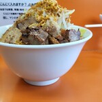 暴豚製麺所 - まぜそば(並)ニンニク少な目 野菜マシ アブラマシ カラメ