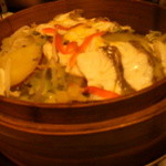 横浜ガーデンファーム - カンパチ蒸し