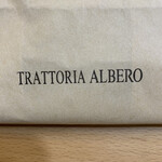 TRATTORIA ALBERO - お洒落な紙袋