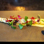 GINZA SORA - フランス産ホワイトアスパラの炭火焼き