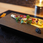 GINZA SORA - フランス産ホワイトアスパラの炭火焼き