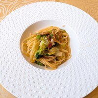 サンミケーレ - 白海老と春キャベツのパスタ