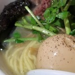 塩そば専門店 桑ばら - 牛テールの塩