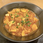 Juu Kei Chuubou - 麻婆麺フルサイズなんてメニューにないんですがお聞きしたら特別に、と作ってくれました。山椒ビリビリっとくるさすがの麻婆。美味しかったです。