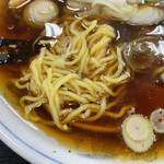 Chuuka Soba O Oishiya - 「中華そば（並盛）」（850円）の麺