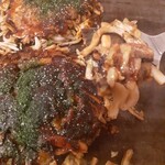 Okonomiyaki Puraza - 個人的なものがありますが、僕はモダン焼きでうどん入りが一番！！