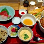 山形蕎麦と串揚げのお店 焔蔵 - ランチ御膳