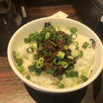 麺屋武蔵 武骨 - お肉飯 200円