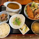 酒庵 きん助 - ミックス定食、薬膳カレールー