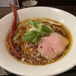 金町製麺 - 鬼北雉の中華そば（麺半）650円