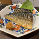 金町製麺 - 塩サバ焼き　400円