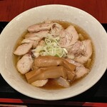 麺とおばんざいとお酒のお店 佳什 - 肉中華蕎麦（塩・1050円）