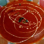 インドカレーツルシ - プジャセットのチョイスカレー(海老きのこカレー)