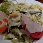Indo Kare Tsurushi - プジャセットのサラダ