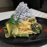 森乃館 - 菜の花としらすのレモン明太クリーム