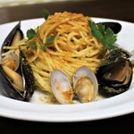 森乃館 - ムール貝とアサリのからすみ風味