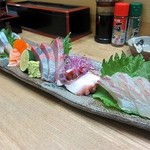 季節料理 藤原 - 本日のお造り盛り合わせ