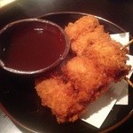 喜和美家 - Ｈ25.01　豚の三色串揚げ