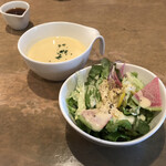 Ristorante Sasaki - サラダとスープ