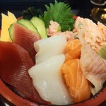独楽寿司 - よくばり丼700円税込
            ※ご飯大盛無料