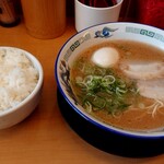 Ramemmiho - 味玉ラーメン+大ライス