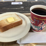 猿田彦珈琲 - バタートーストとドリップコーヒー