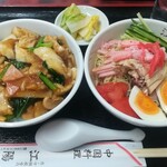 中国料理 江陽 - 中華丼・冷し中華ミニセット(700円)