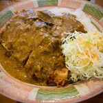 理尾レストラン - 四元豚かつカレー 1,280円