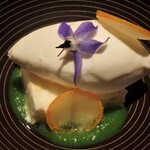 センティウ - 金柑のセミフレッド　生姜　スナップエンドウのソース